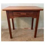 Cedar One Drawer Side Table 18"X25"X26"