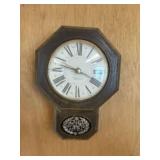 Vintage Westclox Electric Wall Clock 9"
