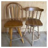 Pair Of Bar Stools 17"X18"X40"