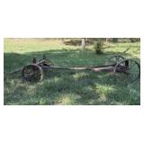 Antique Steel Wheel Wagon Running Gear (Rolls) 70"