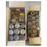 Collection Of Glass Jars - Mason Jars (2 Boxes) 24