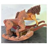 Pair Of Decorative Rocking Horses 4"X16"X10"