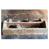 Two (2) Antique Wooden Tool Boxes - 27"
