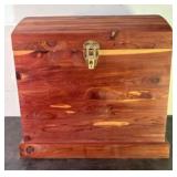 Cedar Handcrafted Chest With Internal Tray 15"X19"