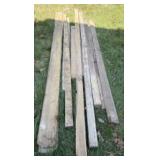 Lot Of Assorted Lumber And 4"X4"