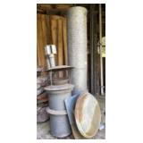Chimney Cap And Assorted Metal Chimney/Vents Only