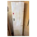 Vintage White Metal Cabinet With Contents 12"X16"X