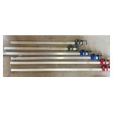 Set Of 6 PSI Woodworking E-Z Aluminum Bar Clamp 57