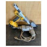 Pair Of Drills-Snips Including DeWalt DW991 Adjust