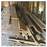 Huge Lot Of Assorted Walnut, Cedar Or Cherry Board
