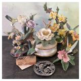 Collection Of Porcelain And Decorative Hummingbird