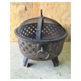 Landmann Wood Burning Raised Firepit with Fire Scr