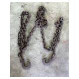 Vintage Heavy Duty Industrial Chain with Dual Forg