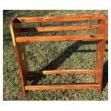 Carved Cedar Quilt Rack 12"X34"X34"