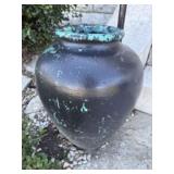 Large Outdoor Stoneware Urn 17"X24"