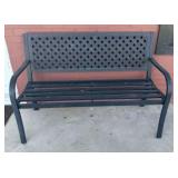Outdoor Aluminum Patio Bench 23"X51"X33"