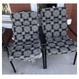 Pair Of Outdoor Patio Chairs 24"X39"