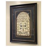 Modern "Cast Iron Gate" Wall Decoration - 31"x43"