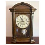 Bulova Allerton B7653 Chiming Mantel Clock in Old