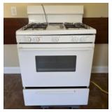 Working Gas Stove With Gas Line Attachment Hose 26