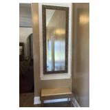 Vintage Pier Mirror With Base - 26"x66"