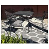 5PC. Wrought Iron Patio Set 30"X29"