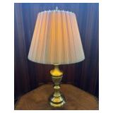Brass Table Lamp - 19" Shade x 31"