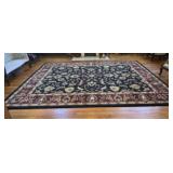 Floral Wool Oriental Style Rug - 9