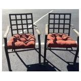 Pair Of Outdoor Patio Chairs 23"X27"X34"