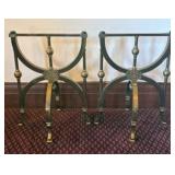 Antique European Biers / Casket Stands - 15"x25"