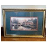 Framed "Lamplight Inn" by Thomas Kinkade Print - 3