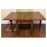 Antique Cherry Drop Leaf Table 26"X40"X29"