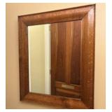 Wooden Framed Mirror - 22"x25.5"