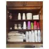 Cabinet Contents - Coffee Cups, Misc.