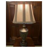 Ornate Brass Style Table Lamp - 14"x29"