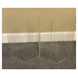 2 Clear Display Cases - 17"x22"