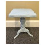 Wood and Metal Plant Stand - 13"x19"