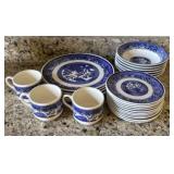 Blue Willow Pattern U.S.A. Dishes (Plates 9")