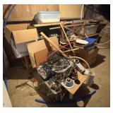 Salvage Lot - Wires, Car Batteries, Misc.