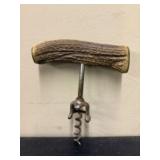 Vintage Horn-Handled Corkscrew or Bottle Opener -