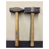 Pair of Hammers: Club Hammer, Sledgehammer (marked