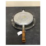 Antique Wagner Ware Sidney -O- Cast Aluminum Waffl