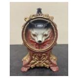 Cat and Mouse cast iron mechanical bank, originall