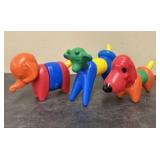 Set of Vintage Tupperware "Zoo It Yourself" Animal
