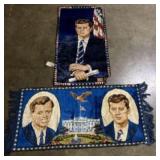 Vintage John F. And Robert F. Kennedy Tapestries -