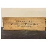 Vintage Wooden Crate for Veuve Clicquot Ponsardin