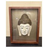 Framed Decorative Mask of Siddhartha Gautama, the