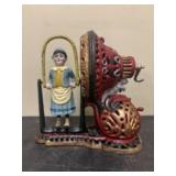 Vintage Cast Iron "Girl Skipping Rope" Mechanical