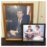 Pair Of President John F. Kennedy Portraits 13"X18