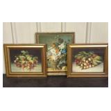 Vintage Still Life Framed Prints 14"X17"